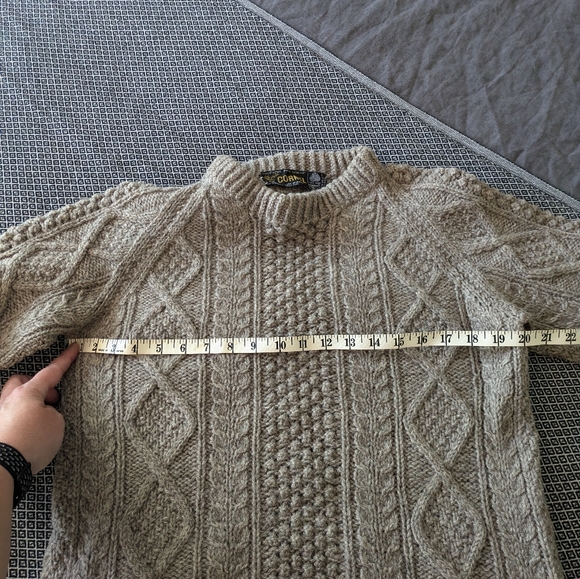 Handknit Cornel Irish Knit Sweater - Picture 3 of 5